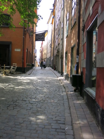 a Stockholm side street
